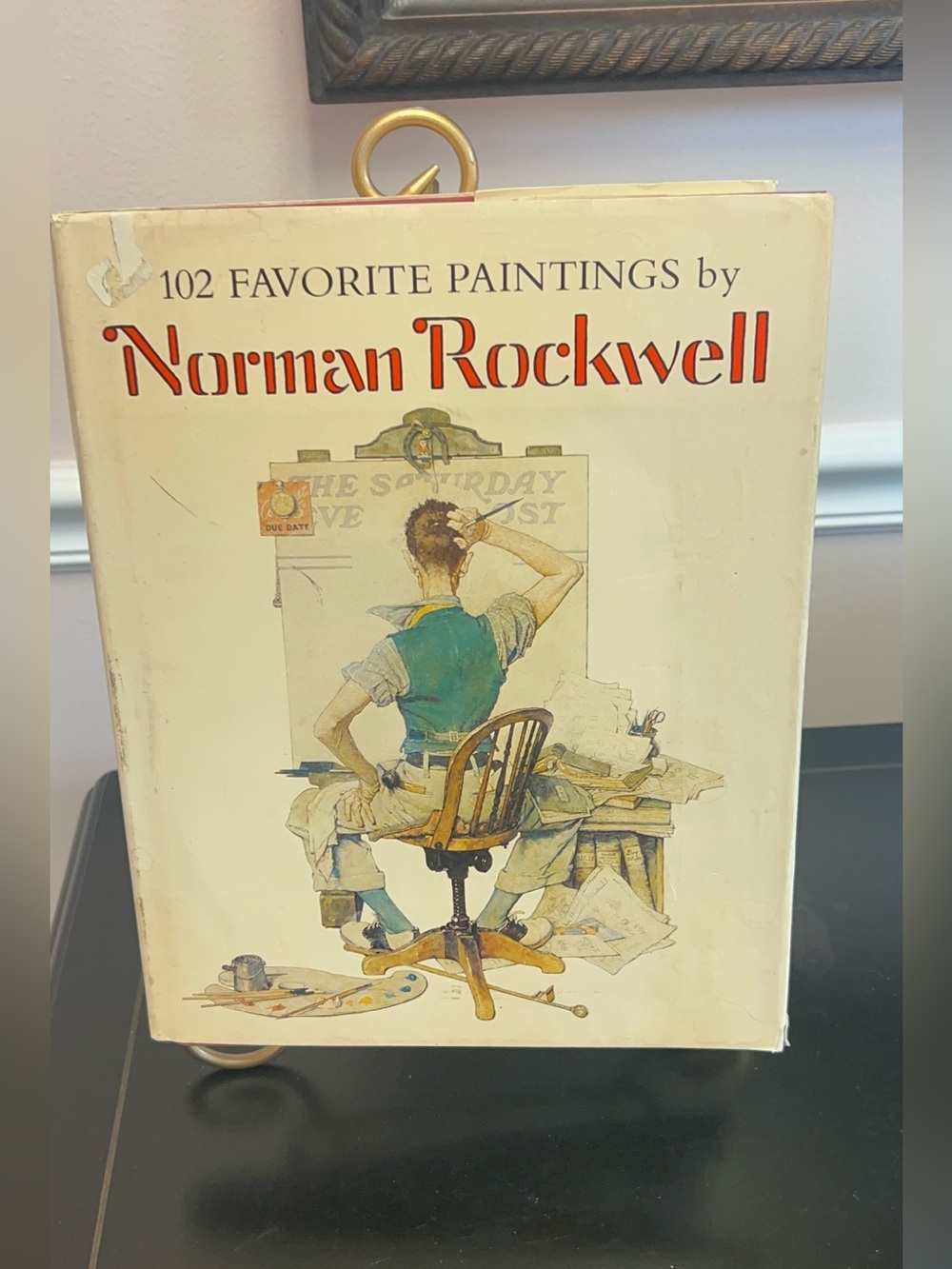 Vintage Hardcover Copy of 102 Favorite Paintings by Norman Rockwell